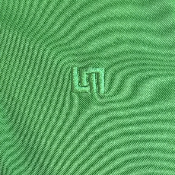 Loudmouth Polo Shirt Mens Small Green Golf Athletic Performance 100% Polyester - Picture 4 of 9